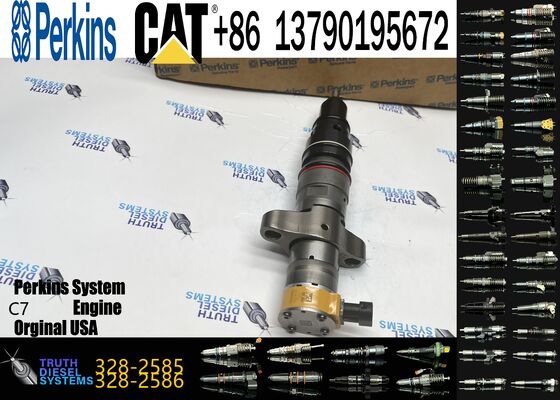 Original Excavator Common Rail Injector 328-2585 3282585 Fuel Injector for C7 Engine 325D Construction Machinery Engine Parts