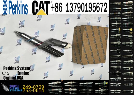Genuine for Ccaterpillar Fuel Injector 249-0709 2490709 New Engine Part CAT C15 Diesel Engine Construction Machinery Equipment
