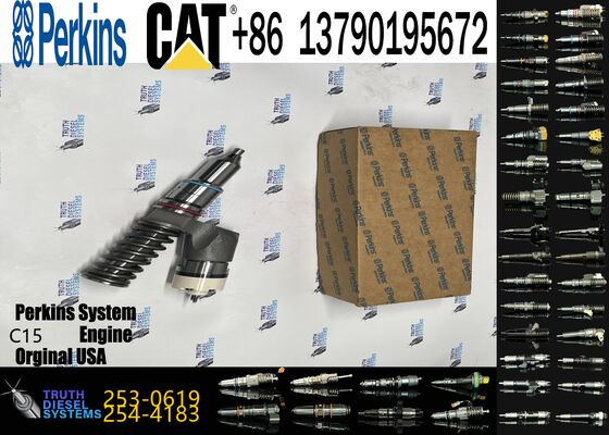 Genuine C15 C18 C32 3406E Series Excavator Parts 253-0619 Injec to 2530619 10R-7232 10R7232 for CAT Construction Machinery Parts