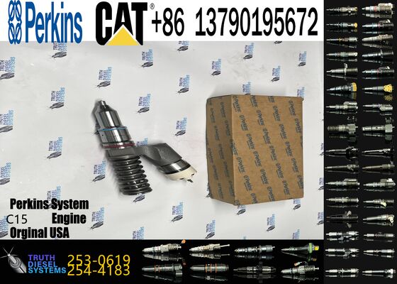 Genuine C15 C18 C32 3406E Series Excavator Parts 253-0619 Injec to 2530619 10R-7232 10R7232 for CAT Construction Machinery Parts