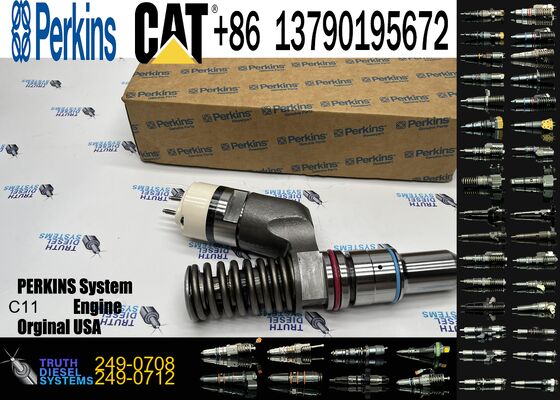 249-0713 294-3002 349-0705 249-0708 Fuel Injector for C11 C13 Diesel Engine 345C 349D Excavator Construction Machinery Parts